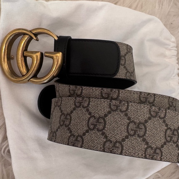 Gucci Black Leather Belt main image 8